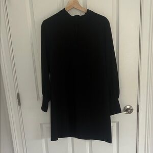 Banana Republic Elegant Black Long Sleeve Dress